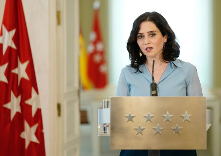 The rightwing incumbent Isabel Diaz Ayuso has framed the elections as a choice 'between Socialism and freedom'