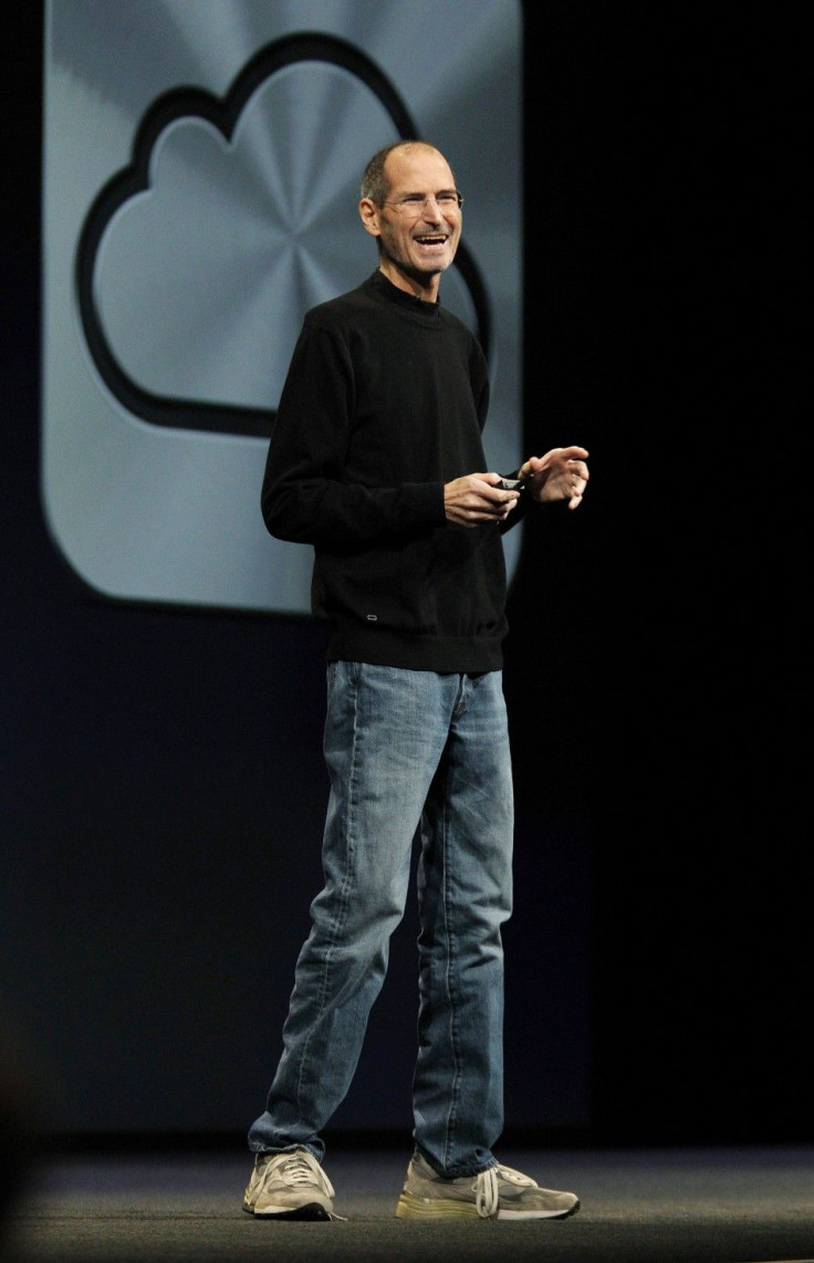 Steve Jobs talks about the iCloud service at the Apple Worldwide Developers Conference in San Francisco