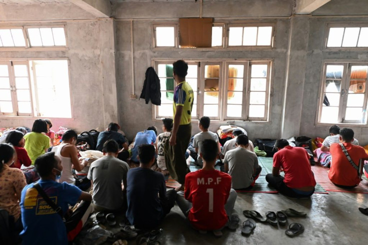 Myanmar policemen who crossed illegally to India say they fled to avoid being involved in the military crackdown on protests