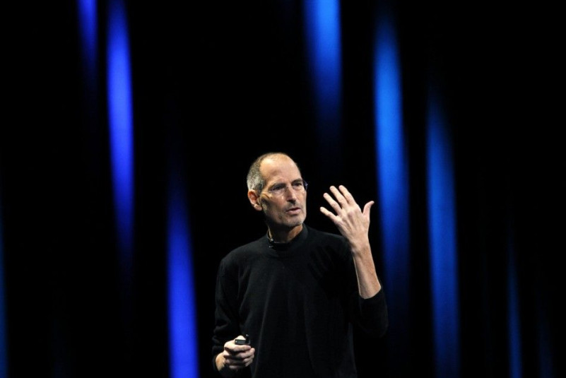 Steve Jobs takes the stage from Scott Forstall at the Apple Worldwide Developers Conference in San Francisco