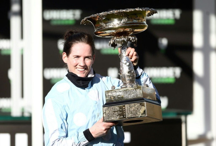 Rachael Blackmore made history by becoming the first female jockey to win the Champion Hurdle at Cheltenham