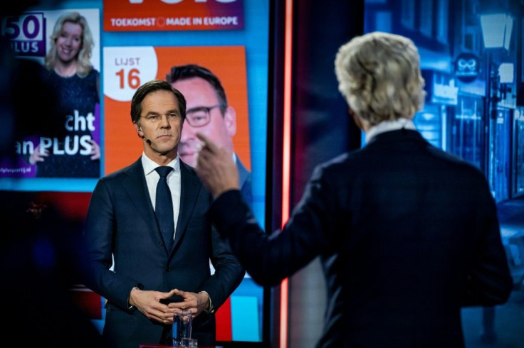 Polls show Rutte's VVD party with around 25 percent of the vote, which would give them slightly more than their current 32 of the 150 seats in parliament