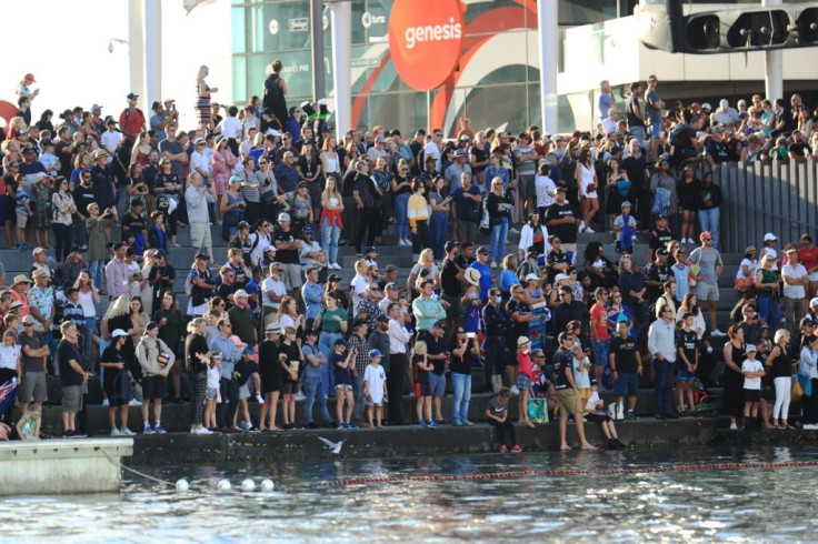 Tens of thousands of fans gathered in Auckland