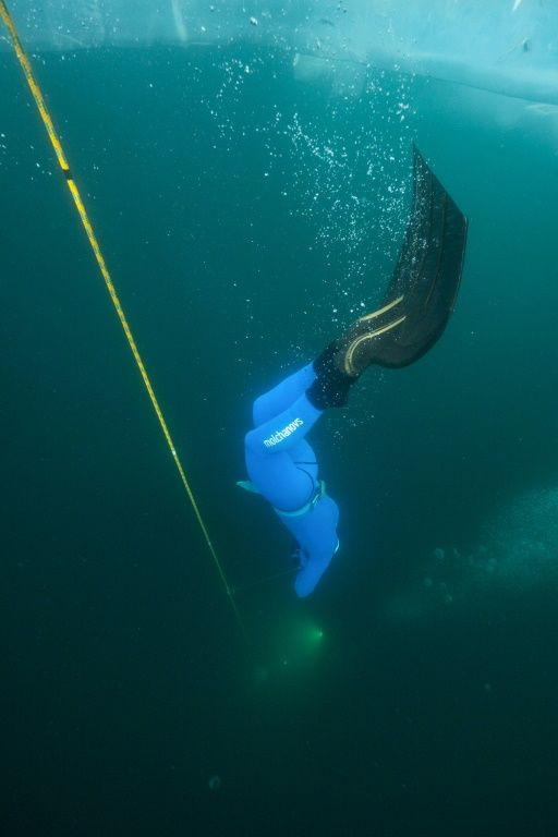 Russian swimmers have previously competed in icy swims across the lake's frigid waters to draw attention to the ecological threats it faces