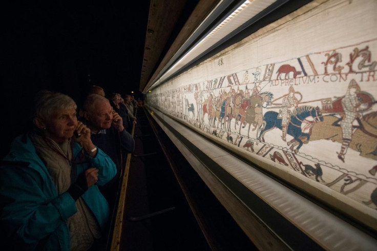 The Bayeux Tapestry depicts the events leading up to the Norman Conquest, a pivotal event in English history that transformed the country's language, culture and administration