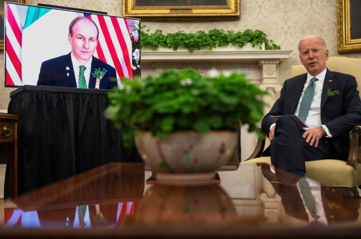 US President Joe Biden hosts Irish Prime Minister Micheal Martin