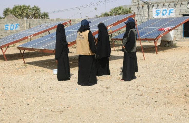 Iman Hadi's work at the power grid has turned her into a local business icon, with men asking for her advice