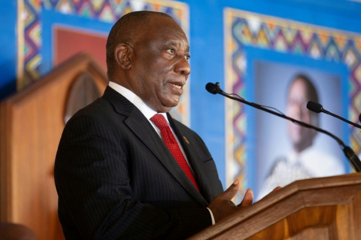 President Cyril Ramaphosa led tributes at the memorial service