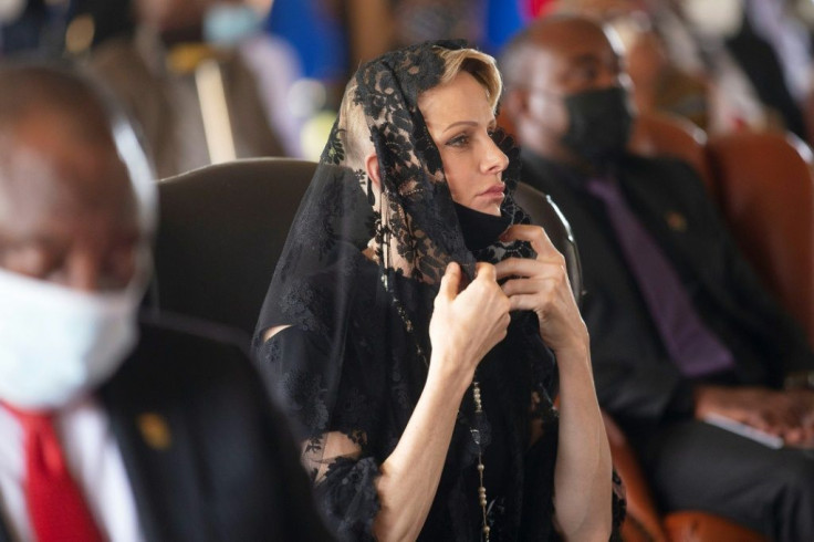 Charlene, Princess of Monaco, attended the service