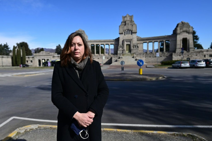 Funeral home manager Roberta Caprini: 'Normally, we organise about 1,400 burials a year. But in March 2020, we did 1,000'