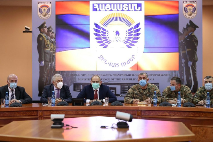 Armenian Prime Minister Nikol Pashinyan has faced calls to resign since signing a November peace deal to end weeks of fighting for control of Azerbaijan's mountainous Nagorno-Karabakh region
