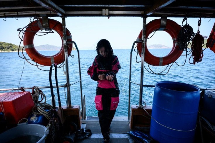 Marine scientist Vriko Yu from the University of Hong Kong