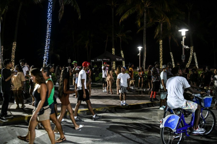 After months of depression and isolation, the 2021 season on the warm sands of Florida's Miami Beach is off to a banging start