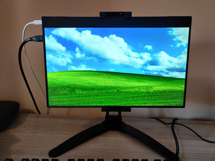 The Vissles-MS1 monitor stand is an easy way to add another screen wherever you want it