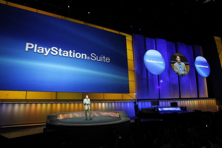 Kazuo Hirai, President and Group CEO of Sony Computer Entertainment, speaks during a media briefing in Los Angeles