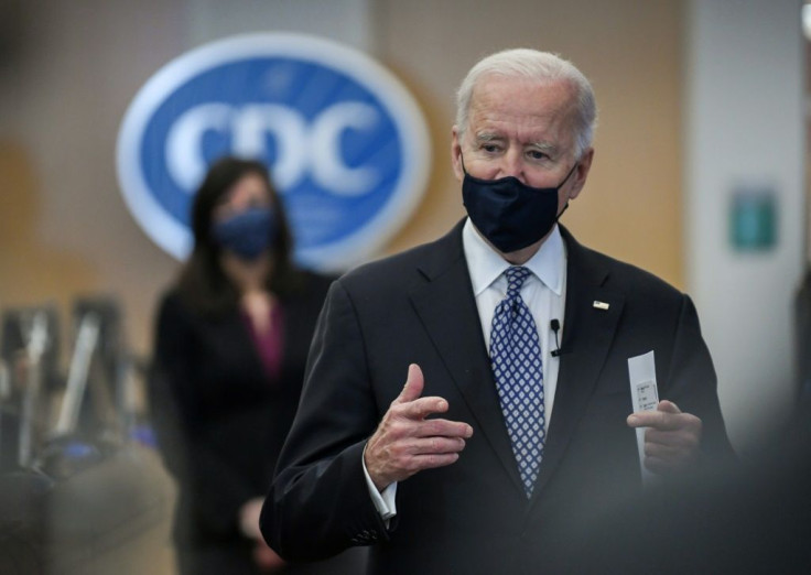 US President Joe Biden visited the Centers for Disease Control and Prevention in Atlanta, Georgia, where he received an update on the nation's battle against the coronavirus pandemic