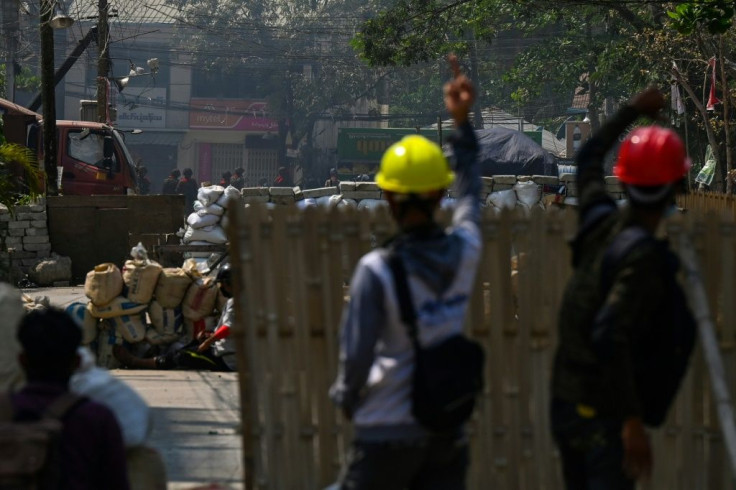 The barricades have been partially successful in slowing down the movement of the security forces