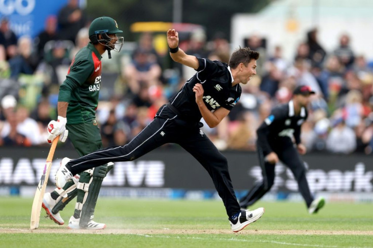 New Zealand's Trent Boult claimed four wickets for 27 runs in the opening ODI against Bangladesh in Dunedin