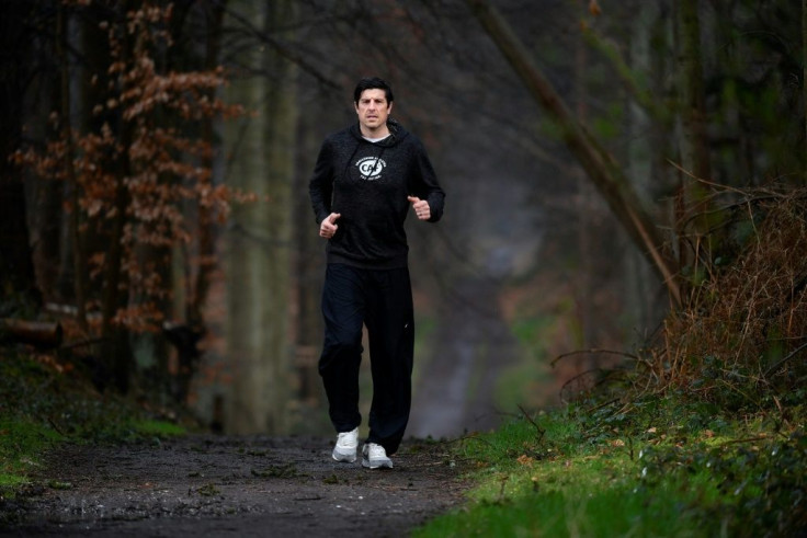 "The handicap will not beat me," says Sebastien Bellin, who is training for an "IronMan" triathlon