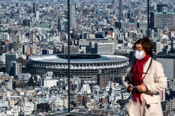 The National Stadium (seen from the Shibuya Sky observation deck) is the main venue for the much-delayed Tokyo Games