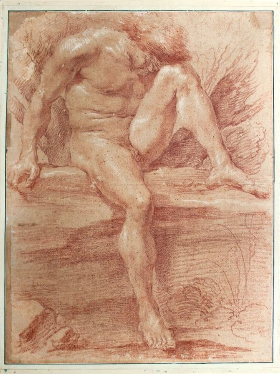 The "Academie d'Homme" drawing by Italian sculptor and architect Gian Lorenzo Bernini sold for far more than estimated