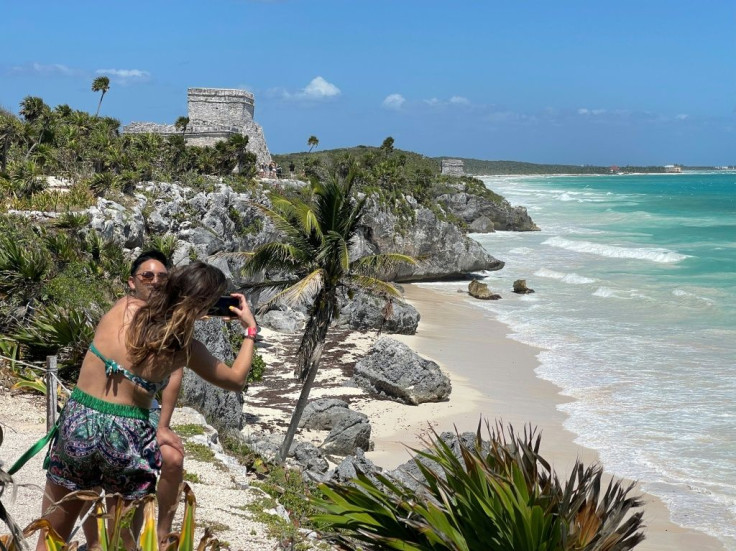 Mexico's Tulum attracts tourists lured by its turquoise waters, Mayan ruins and the chance to party next to lush jungle and golden beaches