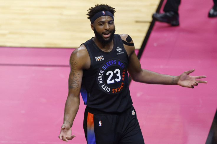 Mitchell Robinson #23 of the New York Knicks