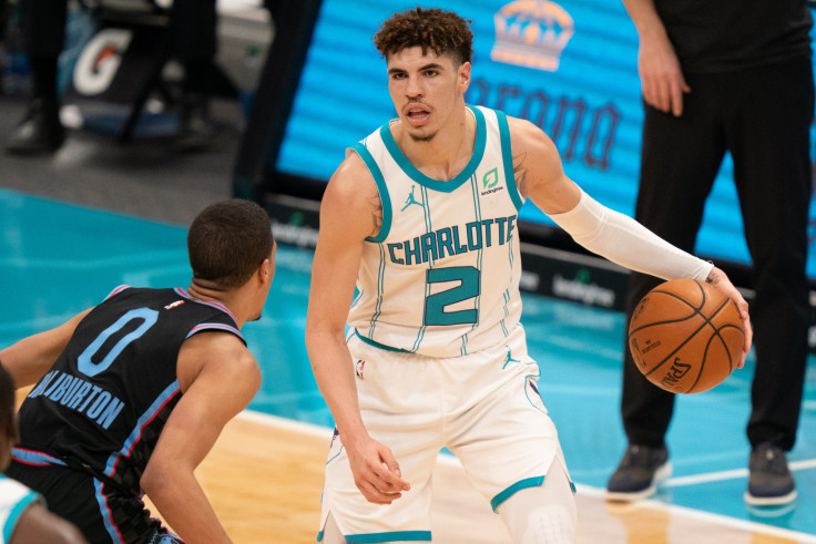 LaMelo Ball #2 of the Charlotte Hornets 