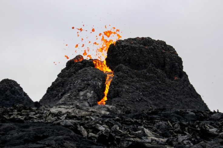 The volcano lies just 40 kilometres west of Reykjavik