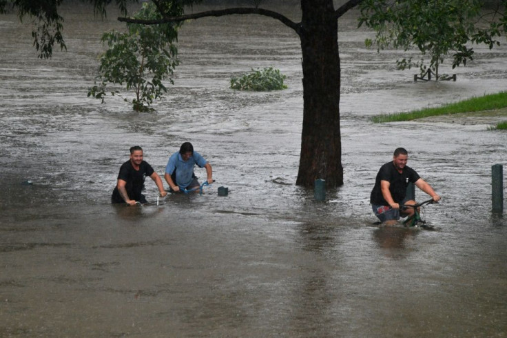 Torrential downpours have been lashing Australia's southeast for days, causing rivers in Australia's most populous state, New South Wales, to reach peaks not seen in decades
