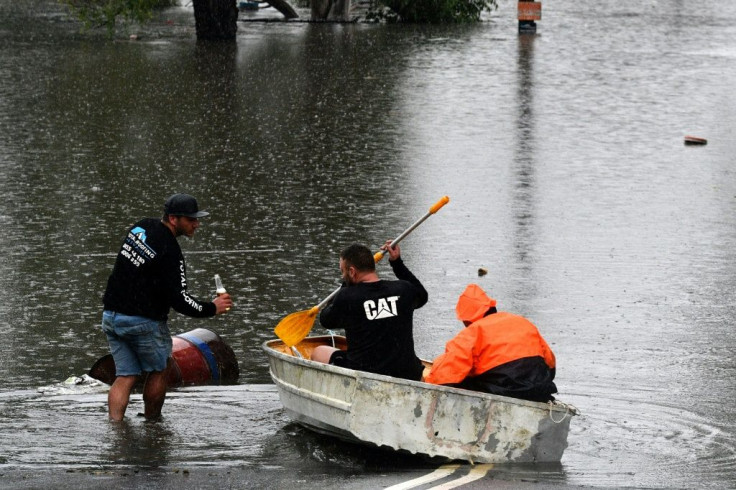 Rescue boats -- including Surf Lifesaving vessels usually reserved for beaches -- are also being used to extract stranded residents from floodwaters