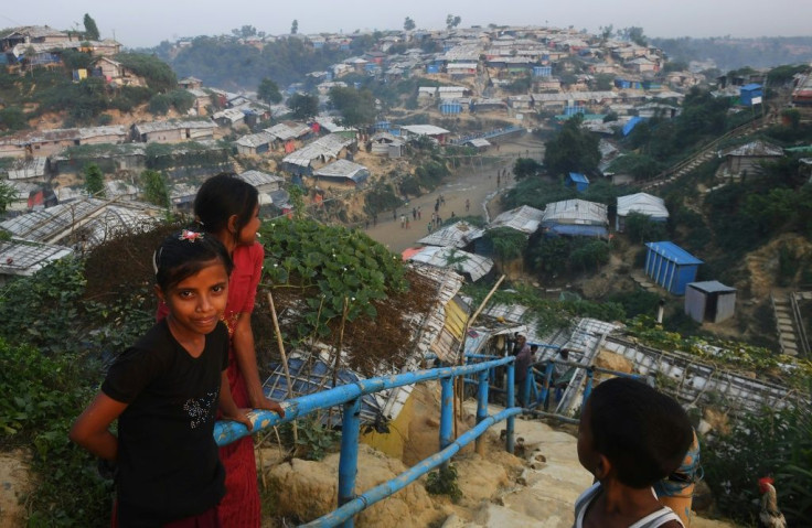 A view of the Hakimpara Rohingya refugee camp in Bangladesh's Cox's Bazar district in November 2018