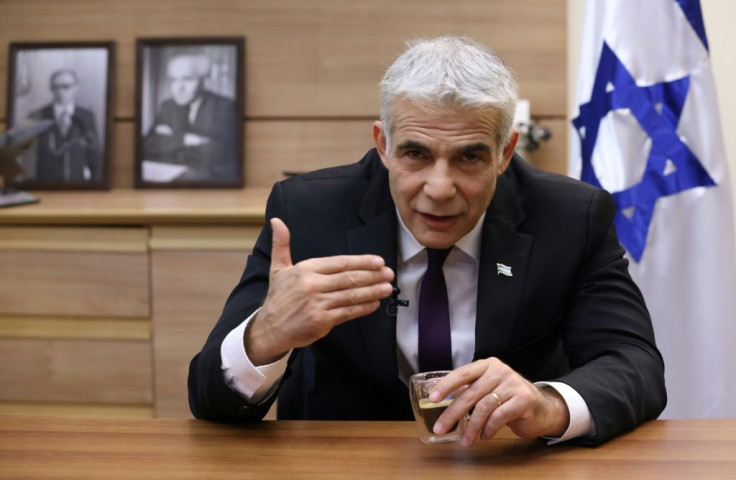 In an interview with AFP in September, Lapid said Blue and White party leader Benny Gantz had naively believed that Netanyahu would work collaboratively within a coalition