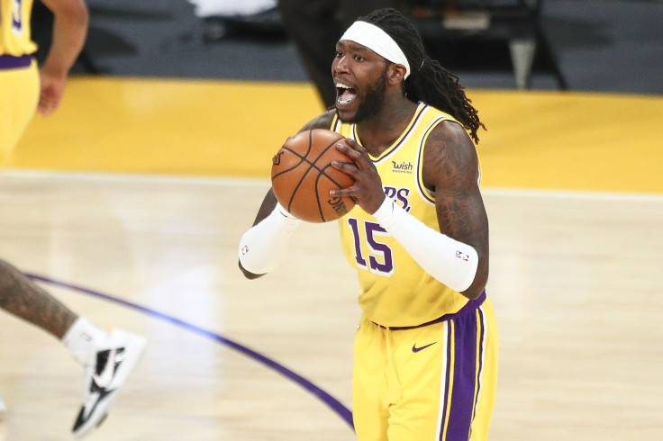 Montrezl Harrell #15 of the Los Angeles Lakers