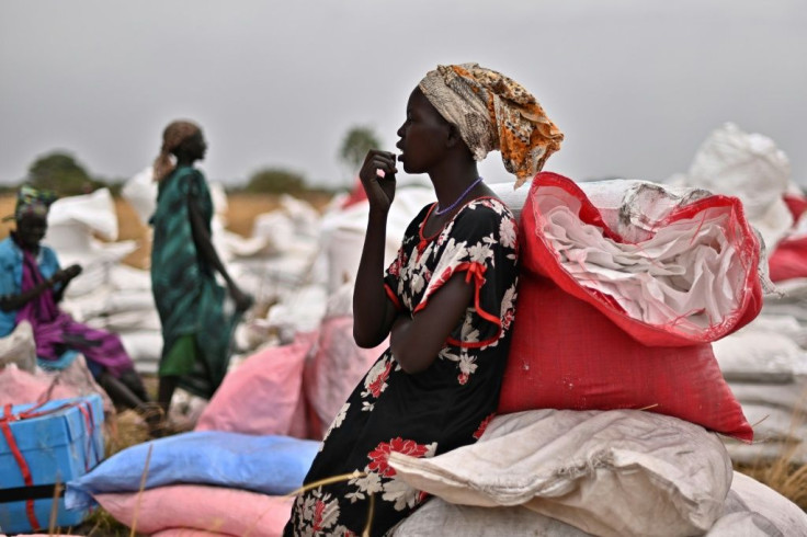 WFP aid arriving in South Sudan. Some 7.2 million people in the country are expected to be in food crisis from April to July
