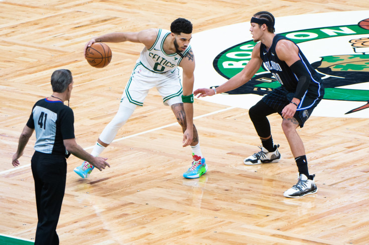 Jayson Tatum Aaron Gordon Celtics Magic