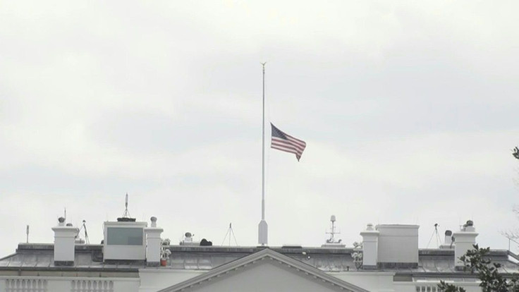 White House flag at half-staff honoring victims in Colorado shooting