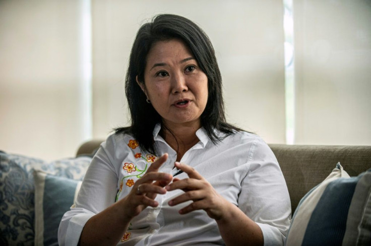 Keiko Fujimori, leader of the Popular Force party and daughter of imprisoned former Peruvian president Alberto Fujimori, says she will pardon her father if elected