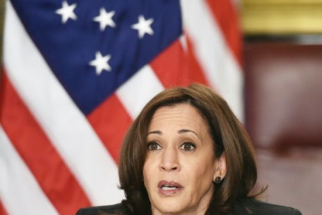 US Vice President Kamala Harris, speaking before a virtual bilateral summit with Ireland on March 17, 2021, has called the situation on the Mexican border a "huge problem."