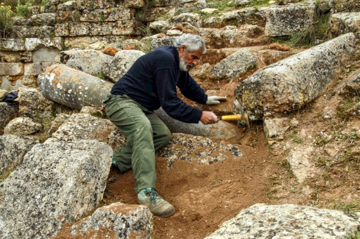 Maintenance is ongoing within the protected boundaries of the site, but ruins that extend beyond a perimeter fence are vulnerable to development and pillaging