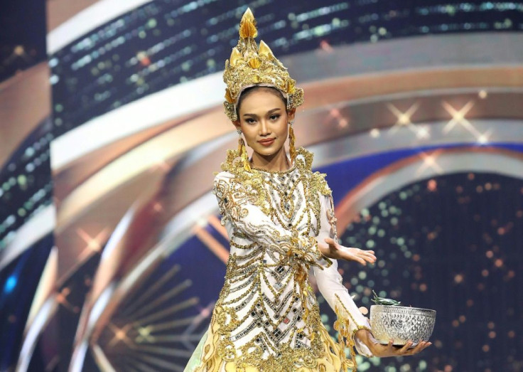 Han Lay, in Bangkok competing for the Miss Grand crown against 63 other contestants, hit out at the crackdown, in which more than 280 people have been killed