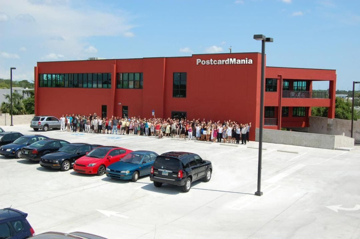 PostcardMania’s office and teeming employees today 