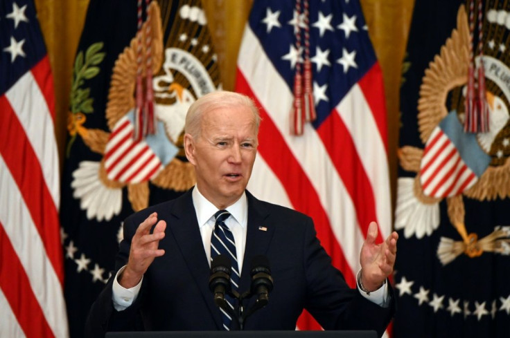 In his first news conference since taking office, Joe Biden pledged to get 200 million vaccine doses administered in his first 100 days, double his original target