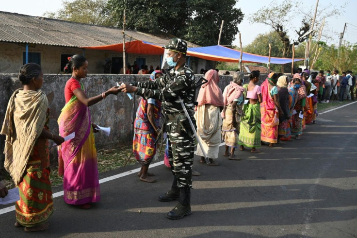 Because of the need for extra security the election is being held over eight phases
