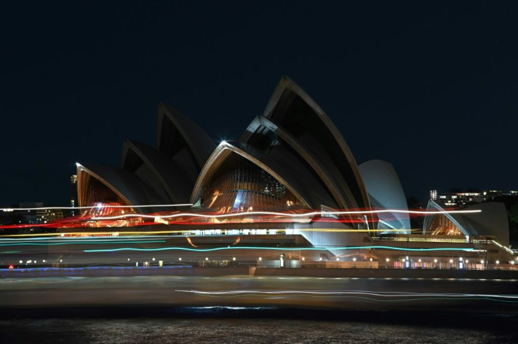The Sydney Opera House switched its lights off to mark the event