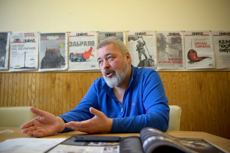 Dmitry Muratov said he has no doubt the 'chemical attack' was the latest attempt to silence the newspaper