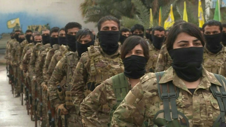 The Kurdish-led Syrian Democratic Forces say counter-terrorism efforts are "more difficult than face-to-face fighting with IS jihadists, and are considered more dangerous," as they mark their victory in March 2019 with a parade.