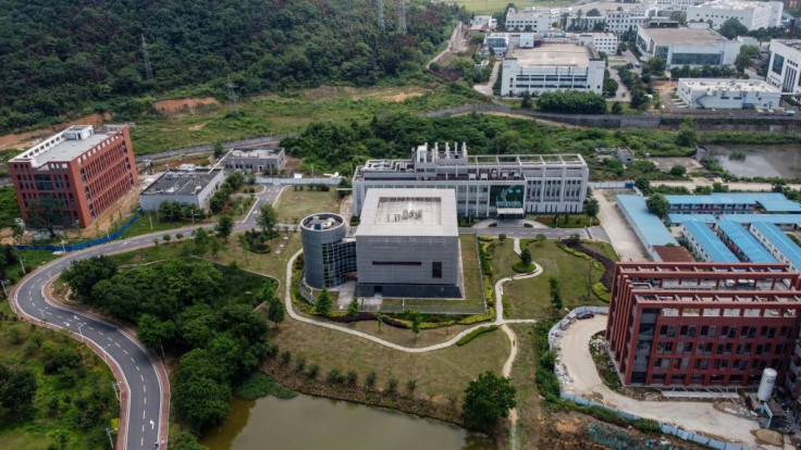 The P4 laboratory (C) on the campus of the Wuhan Institute of Virology in Wuhan has been accused by some top US officials of being the source of the COVID-19 coronavirus pandemic