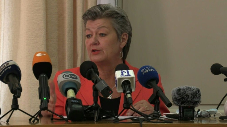 SOUNDBITE The EU's home affairs commissioner says that Turkey should "urgently" resume accepting hundreds of migrants from Greece as bloc chiefs prepared to visit Ankara.