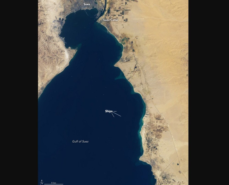 Suez Canal Before Blockage